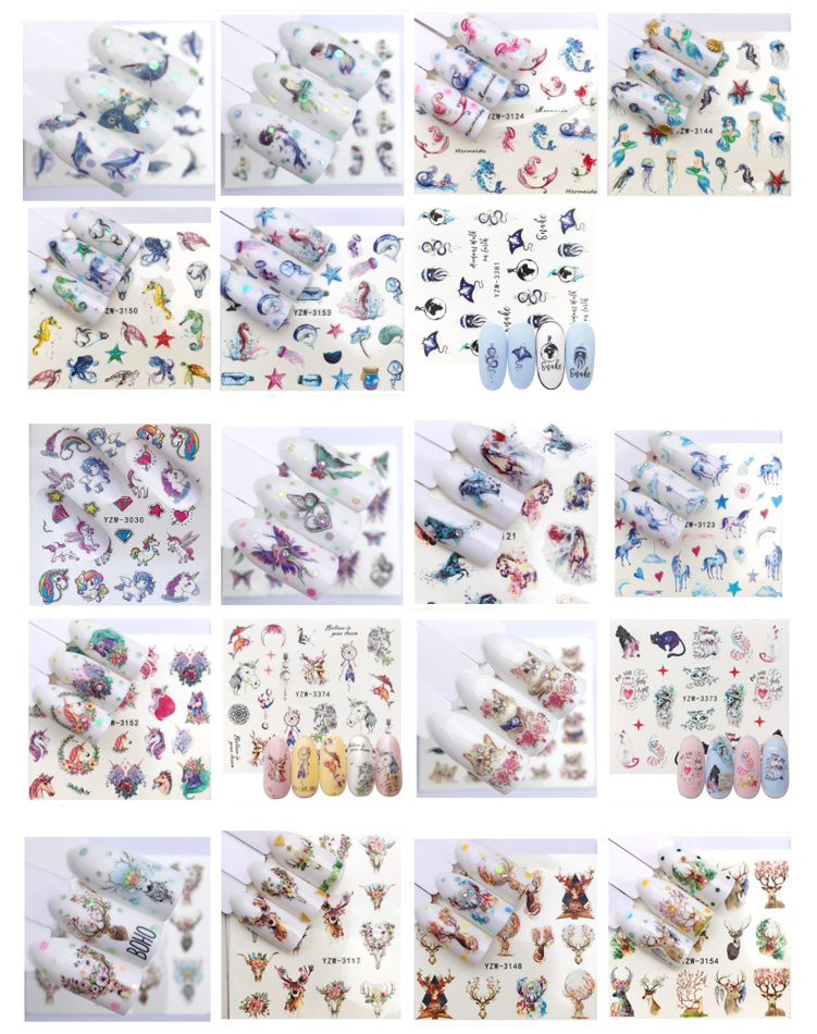 Decorative Nail Art Stickers (3030-3381)