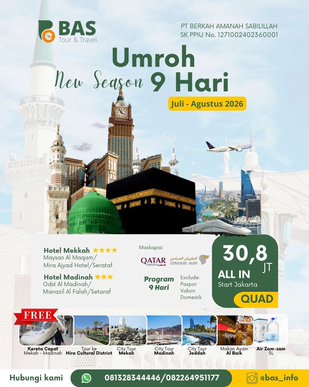 Umroh New Season 9 Hari