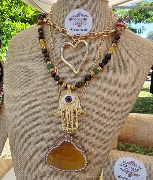 Collar triple artesanal