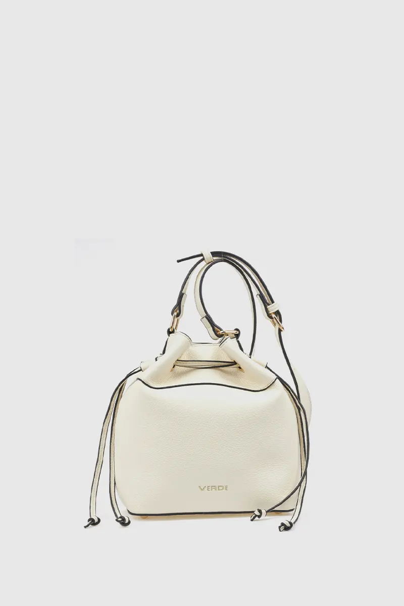 Borsa a secchiello bianca