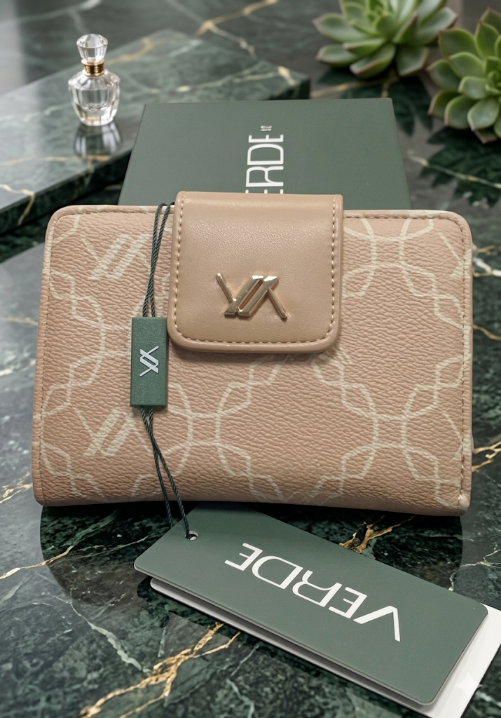 Portafoglio Beige VERDE