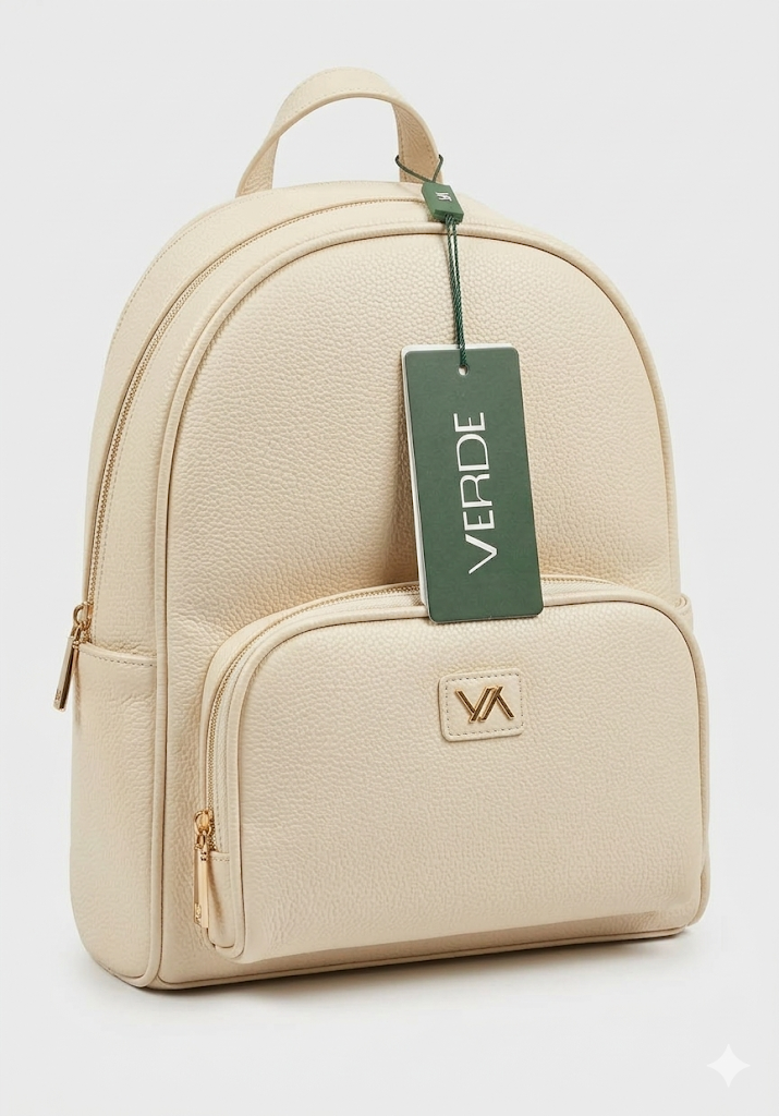 Zaino in ecopelle arancione