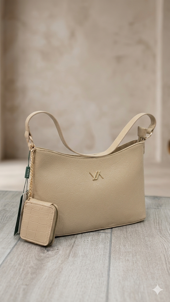 Borsa a tracolla beige