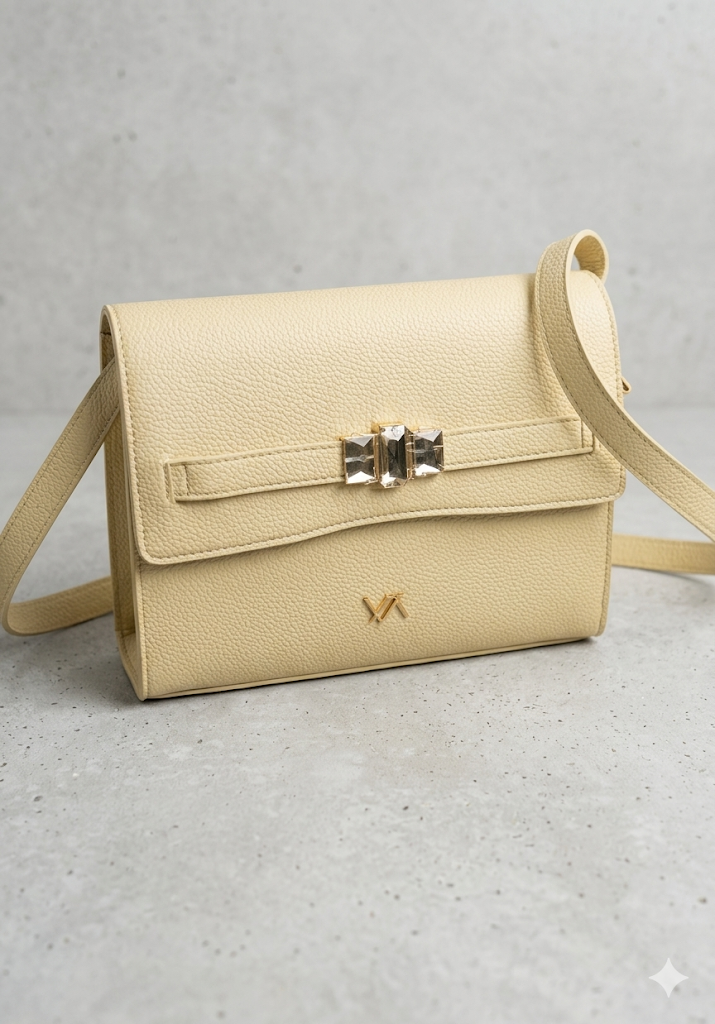 Borsa a tracolla beige