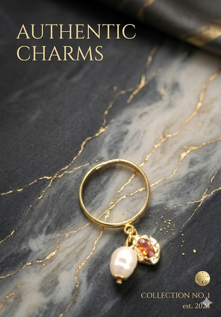 Anello con Charms Autentici