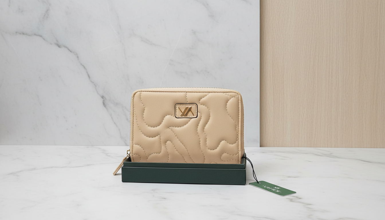 Portafoglio Beige in ecoPelle