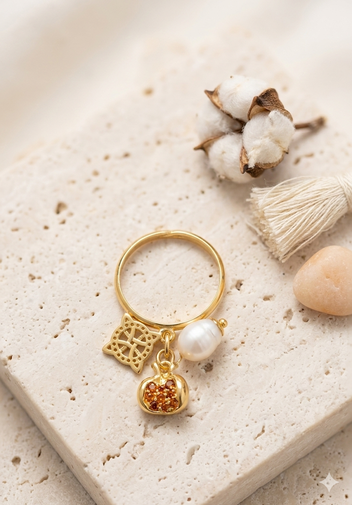 Anello Charm more di sicilia