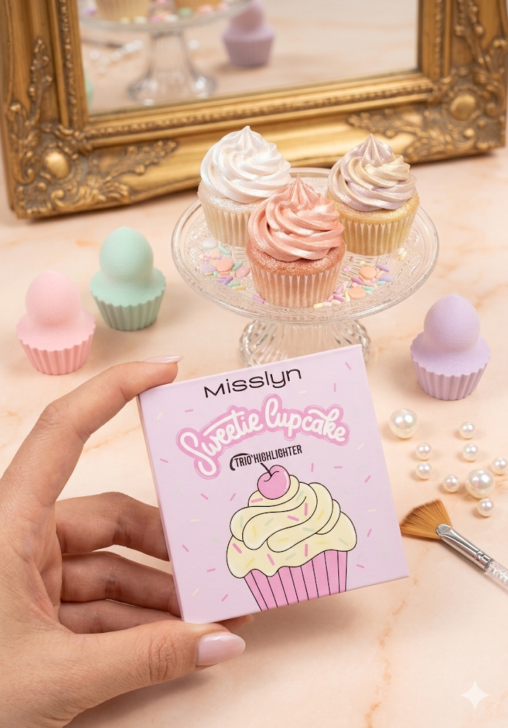 Misslyn Sweetie Cupcake Trio Highlighter