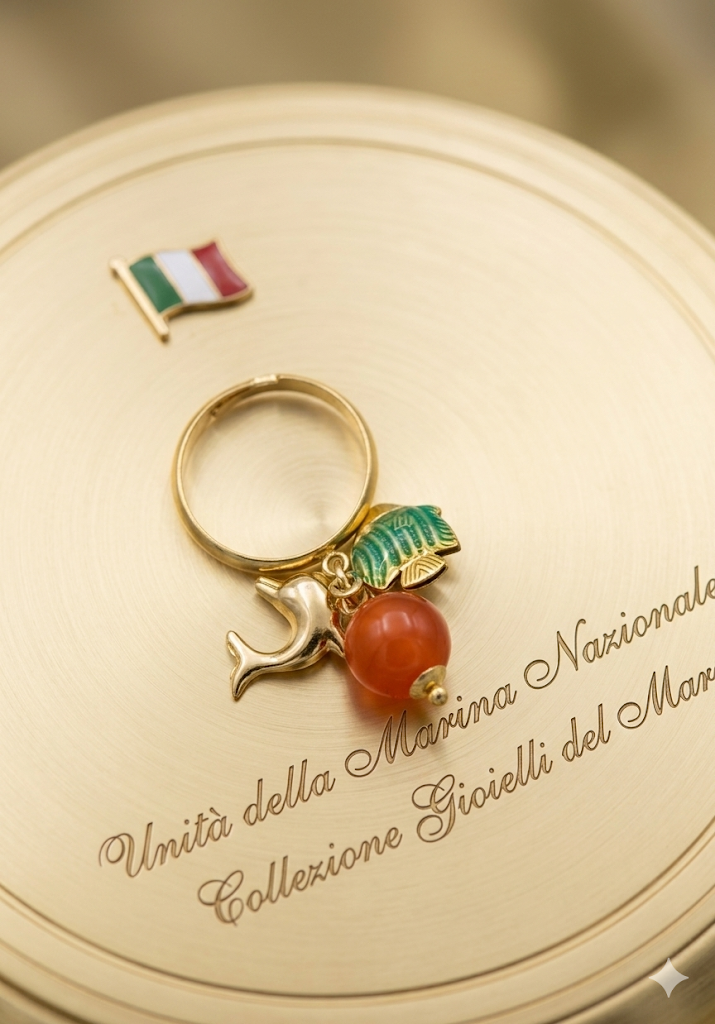 Anello Marina Nazionale con Ciondoli