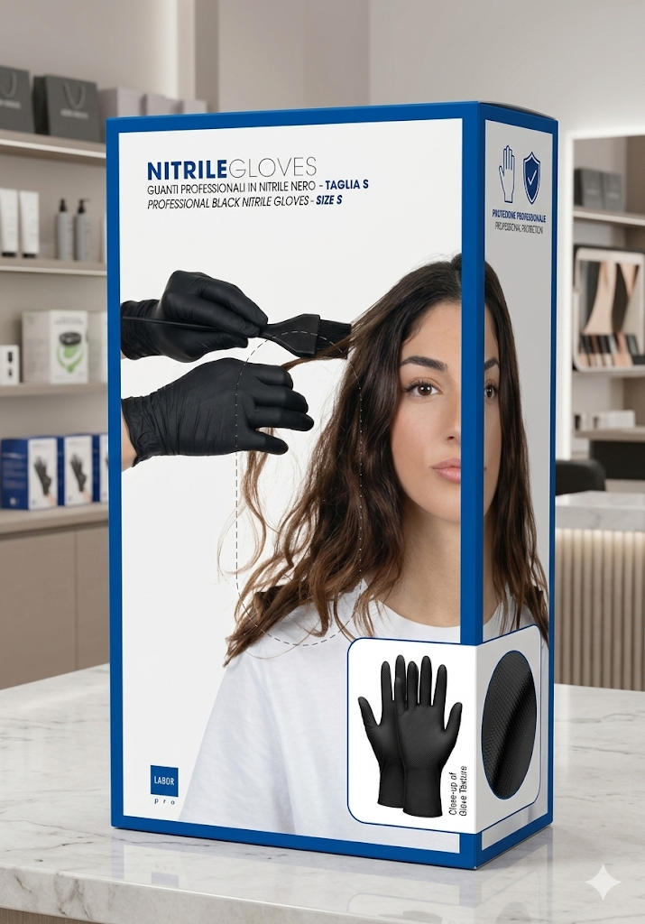 Guanti Nitrile Neri Professionali