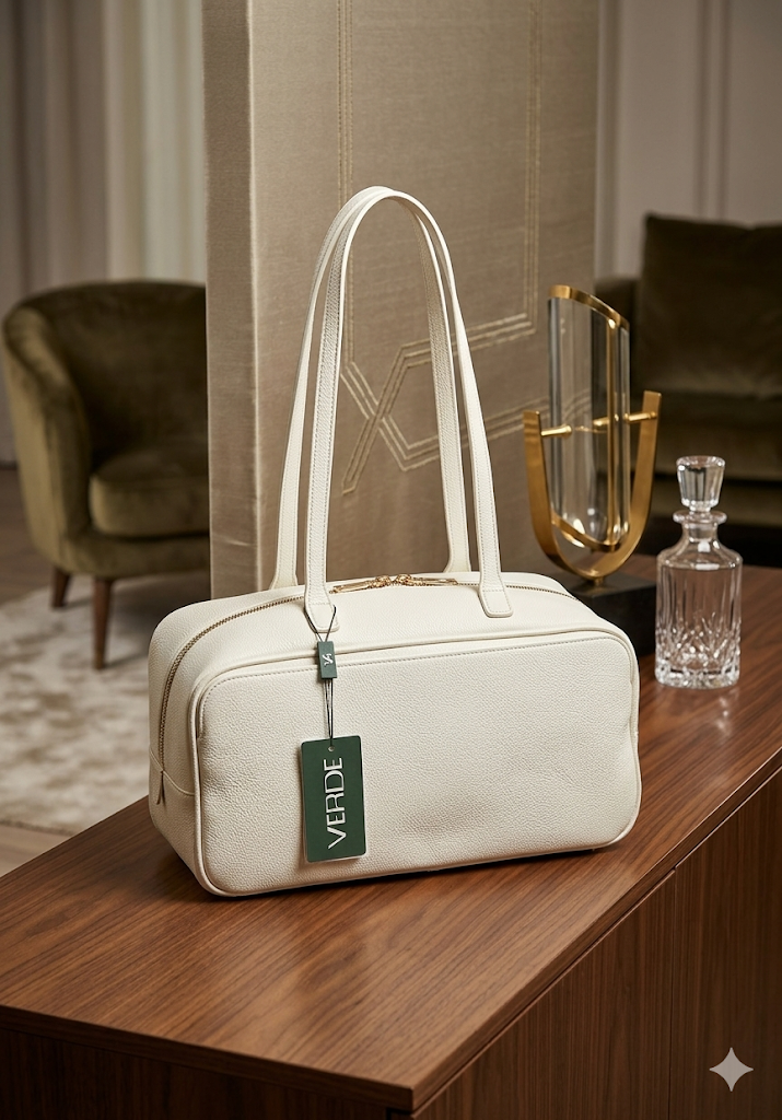 Borsa a Mano in ecoPelle Bianca