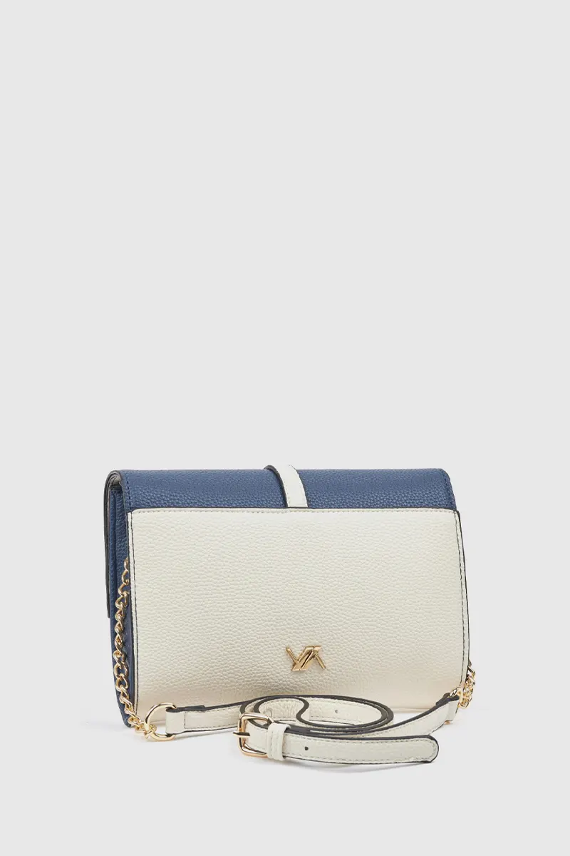 Borsa a tracolla bicolor