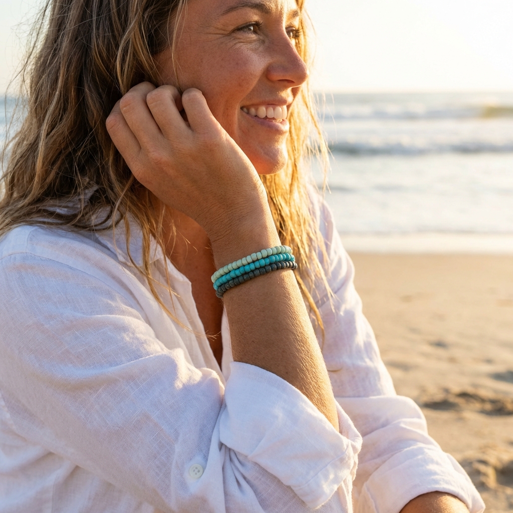 Driftline Earrings & Stackable Bracelets Set