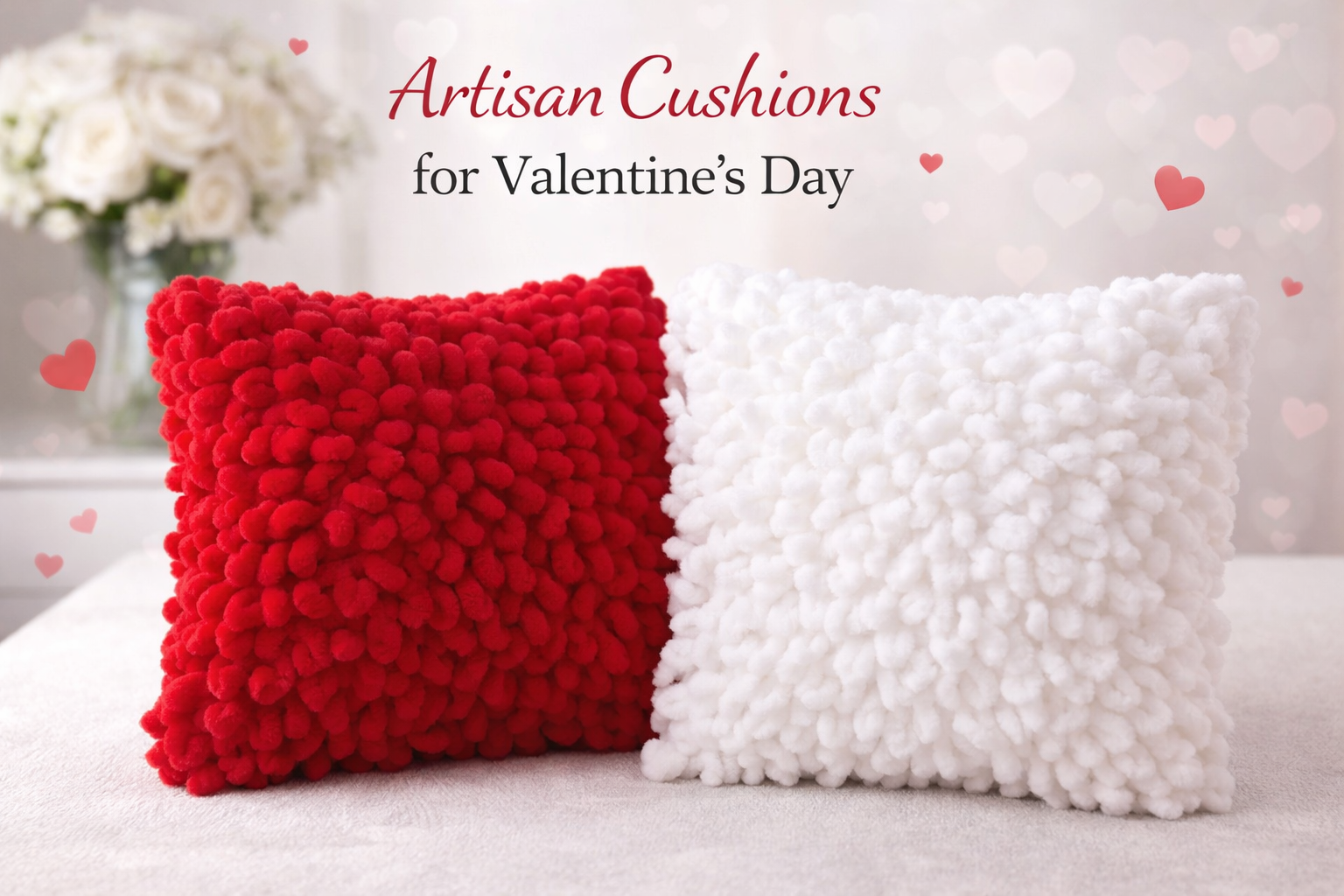 Valentine’s Day Artisan Cushions