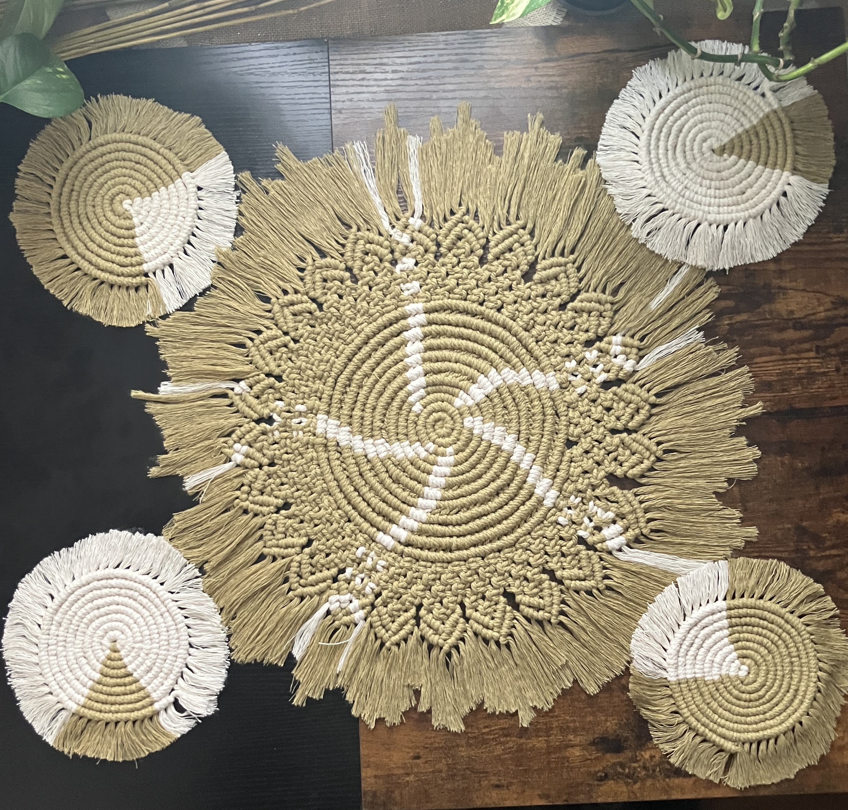 Macrame Table set 