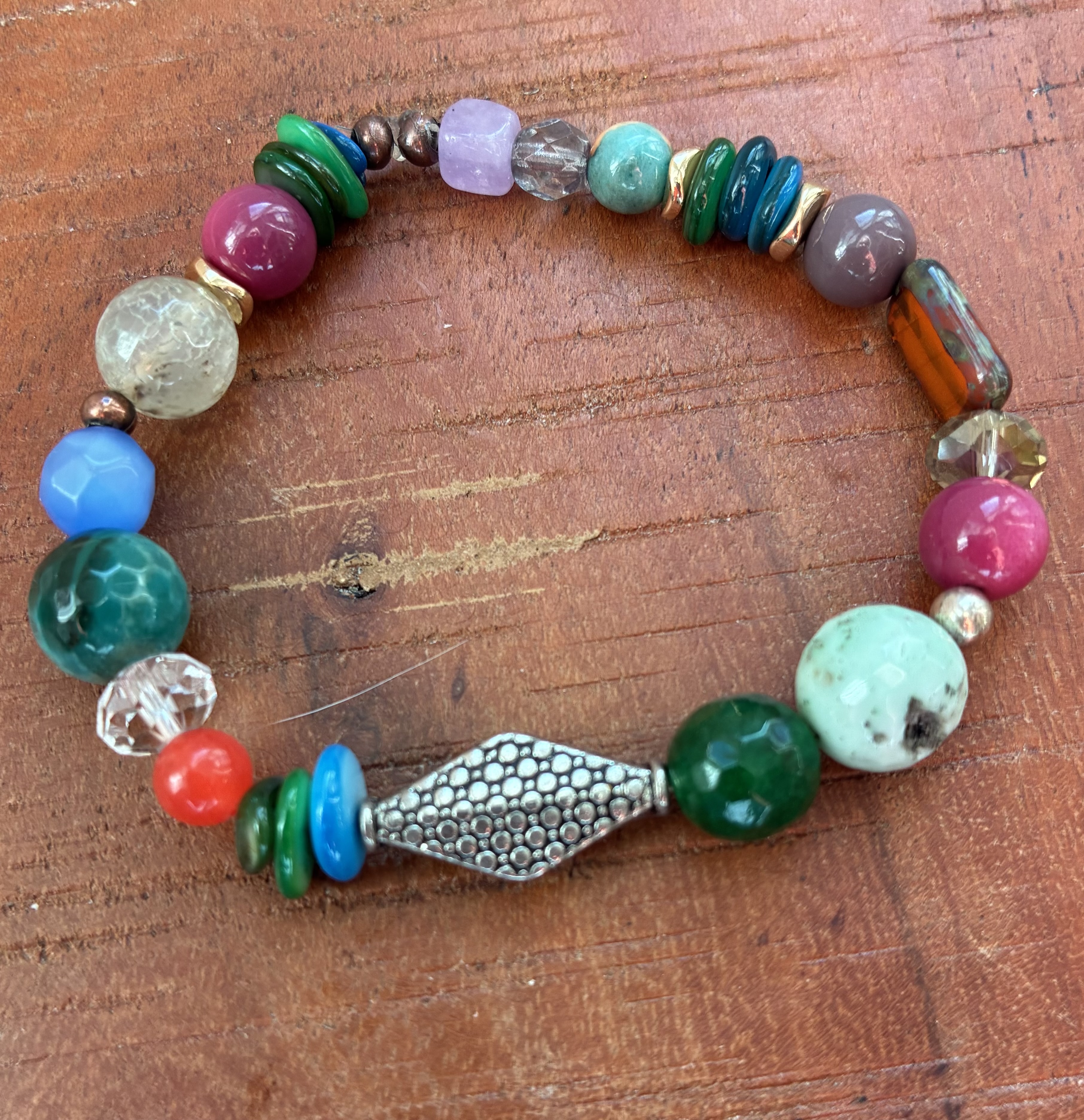 Colorful Mixed Bead Bracelet