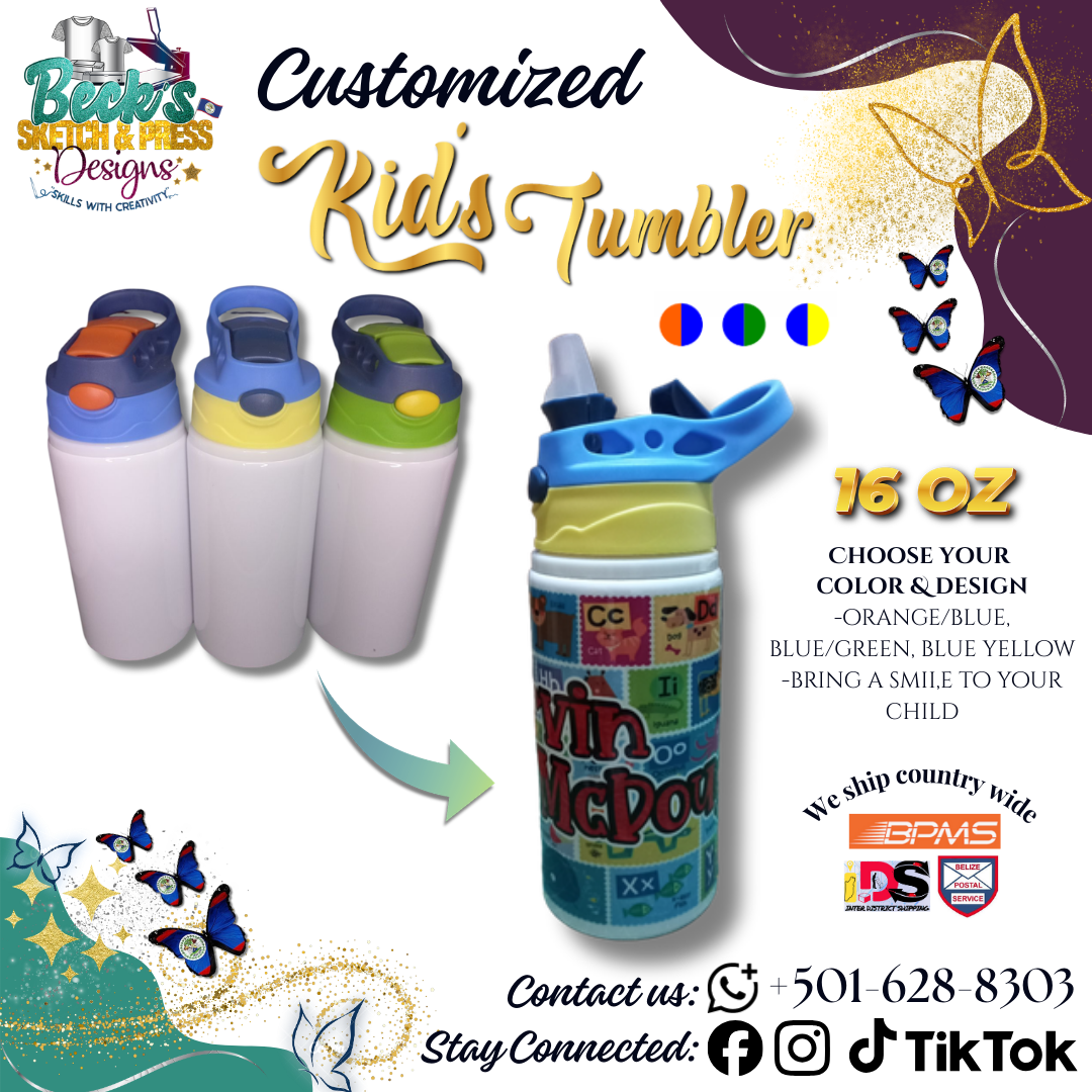 Customized Kids Tumbler