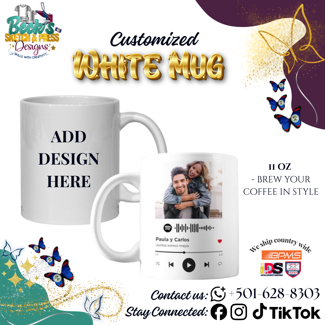 Customized White Mug