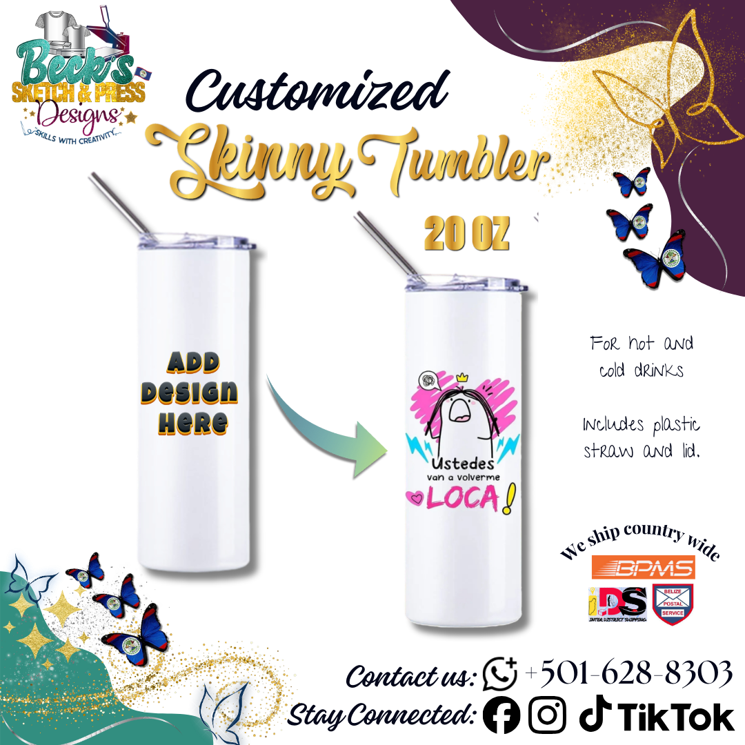 Customized Skinny Tumbler