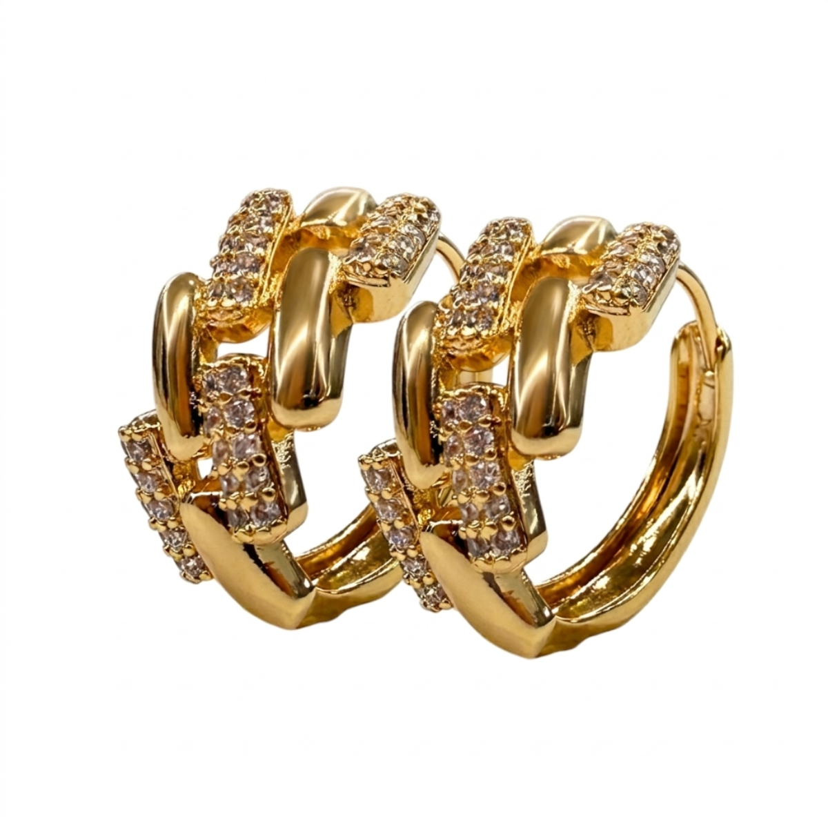 Huggie Oro Laminado 18k H70
