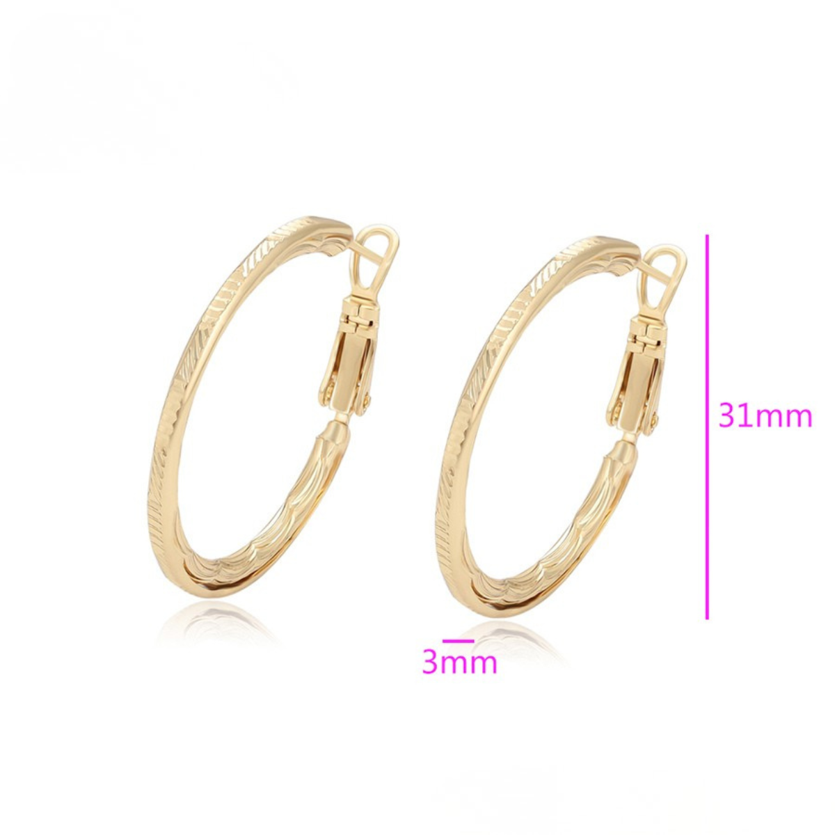 Arracada Oro Laminado 14k AR70