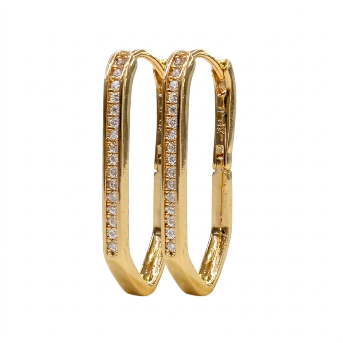 Huggie Oro Laminado 18k H66
