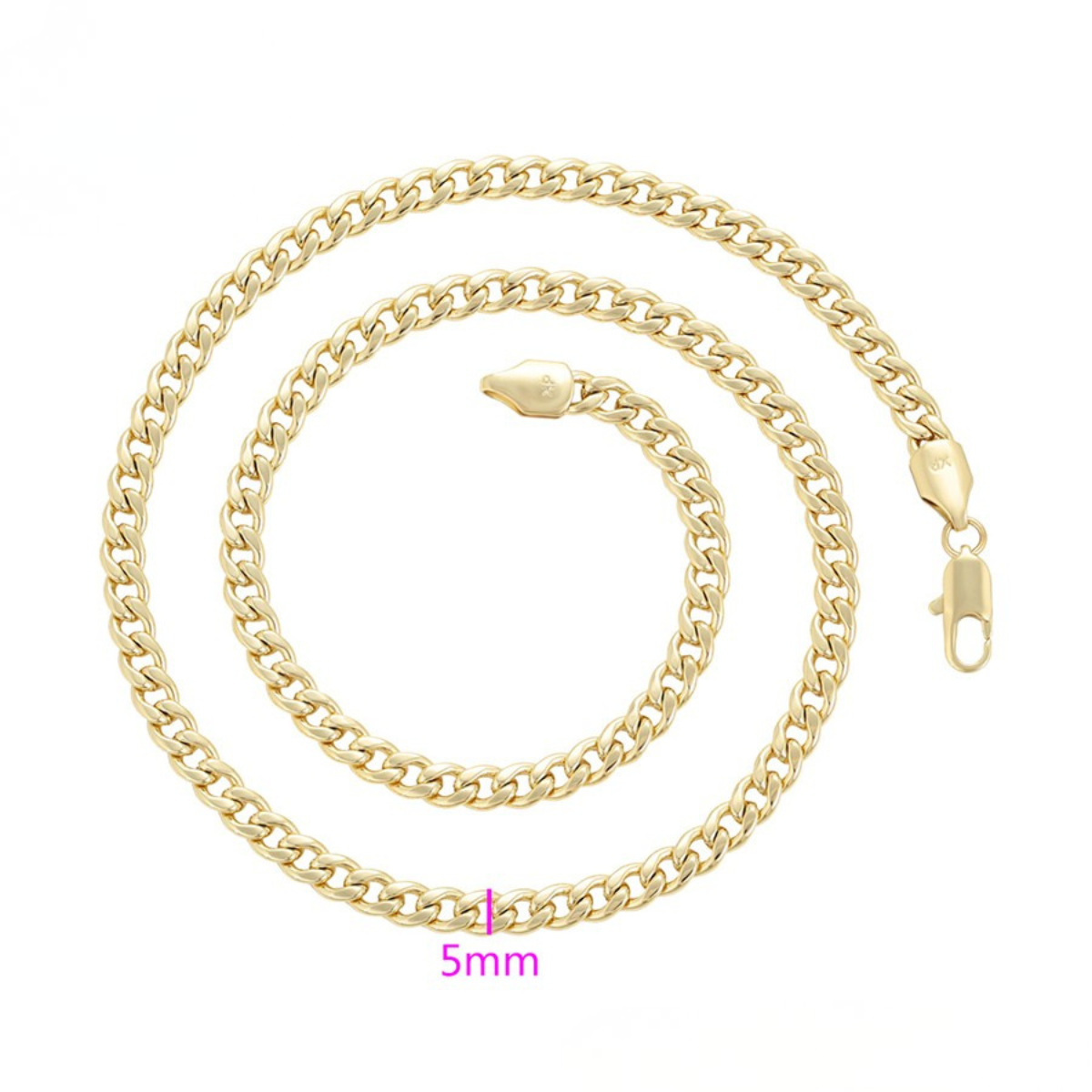 Cadena Oro Laminado 14k C12