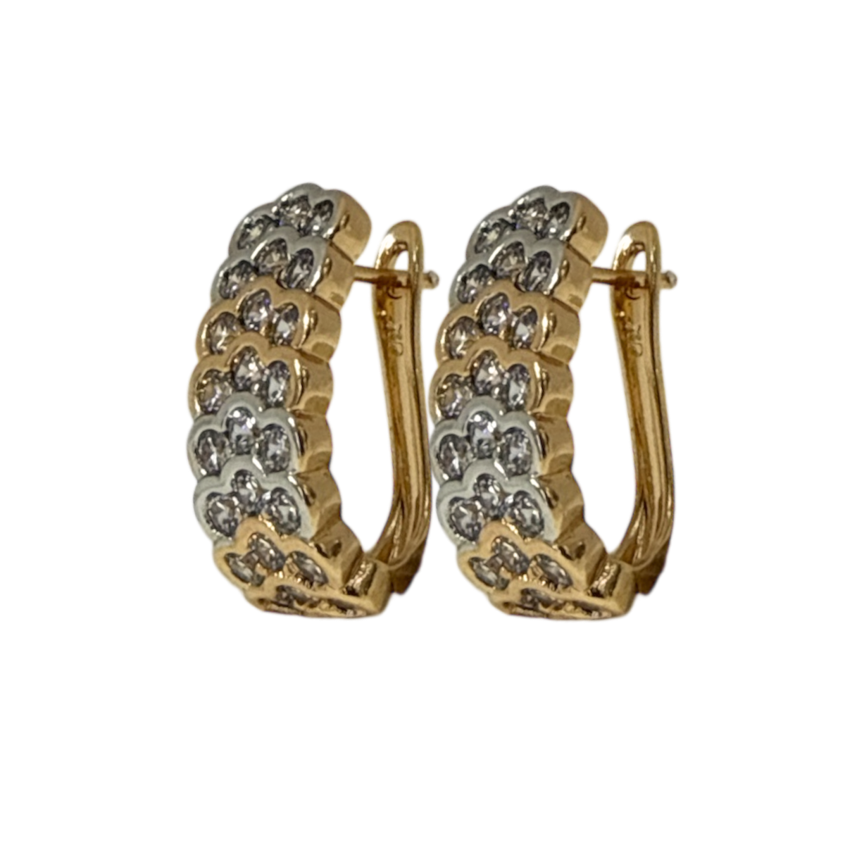 Huggie Oro Laminado 18k H38
