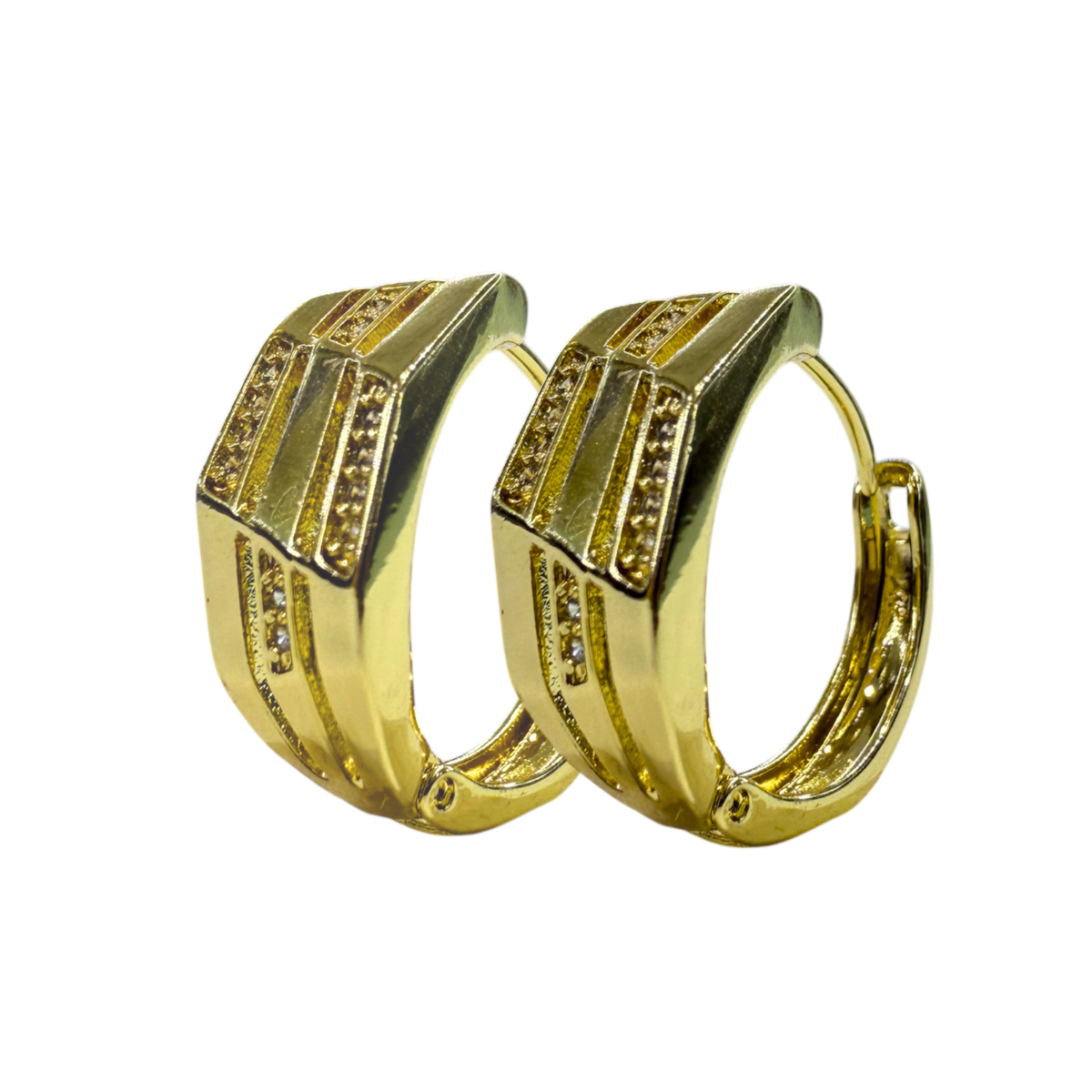 Huggie Oro Laminado 14k H34