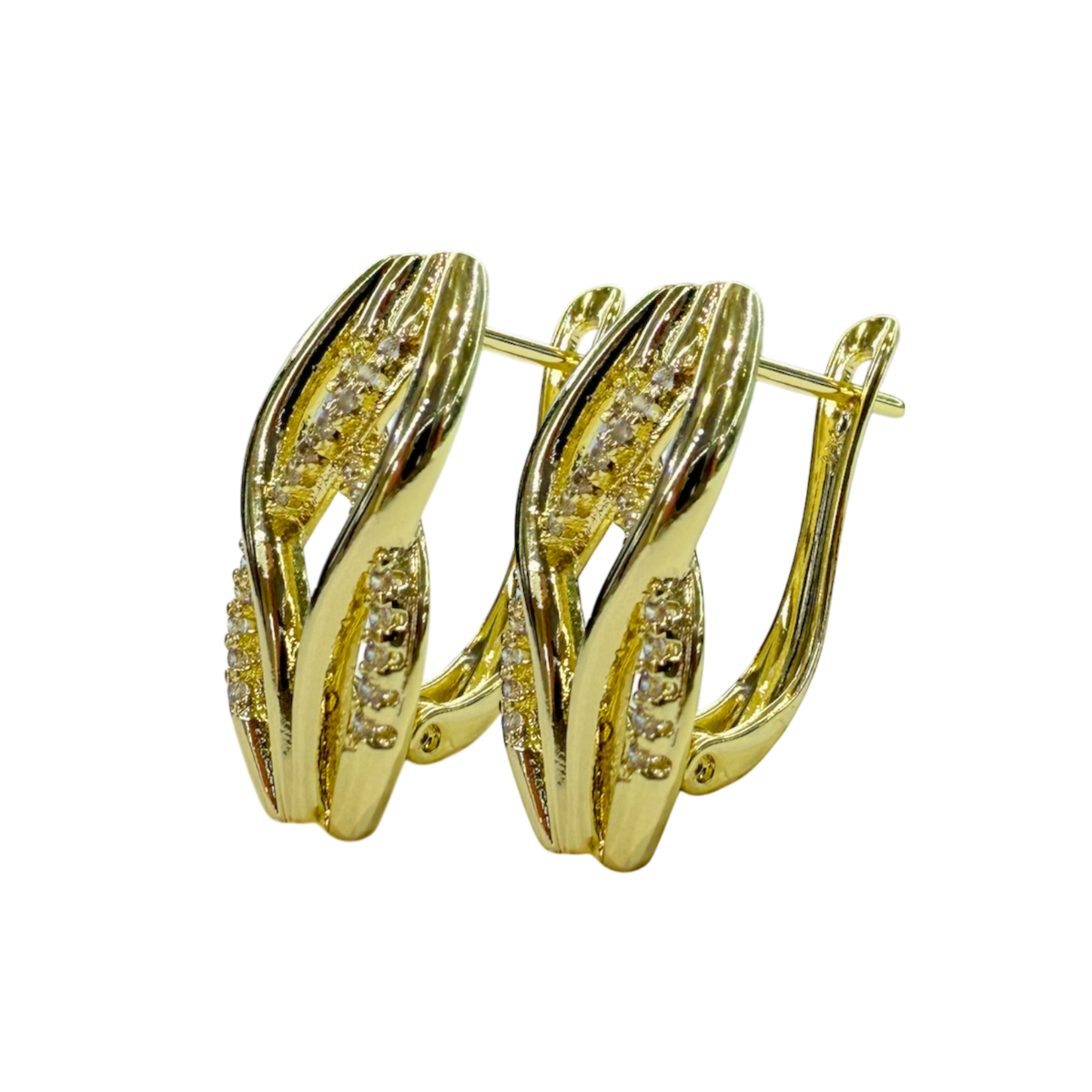 Huggie Oro Laminado 14k H55