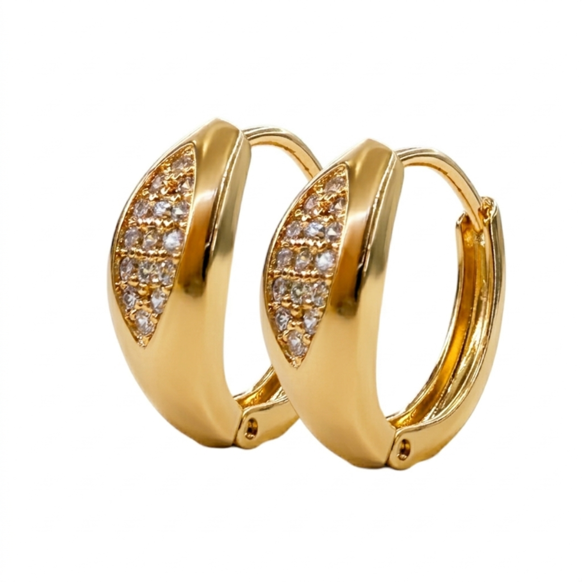 Huggie Oro Laminado 18k H78