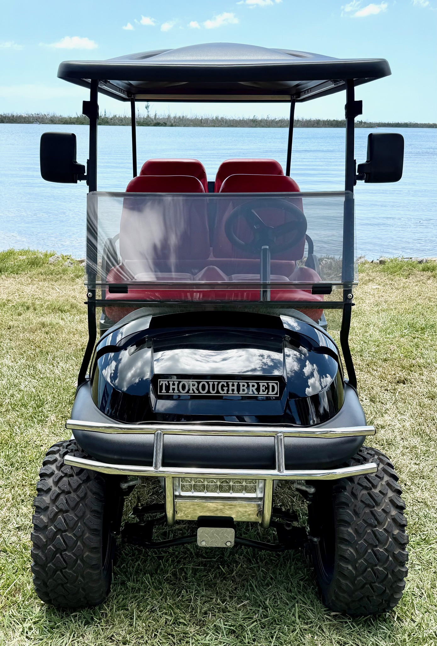 2025 Thoroughbred Custom Club Car Precedent 4 Forward Golf Cart