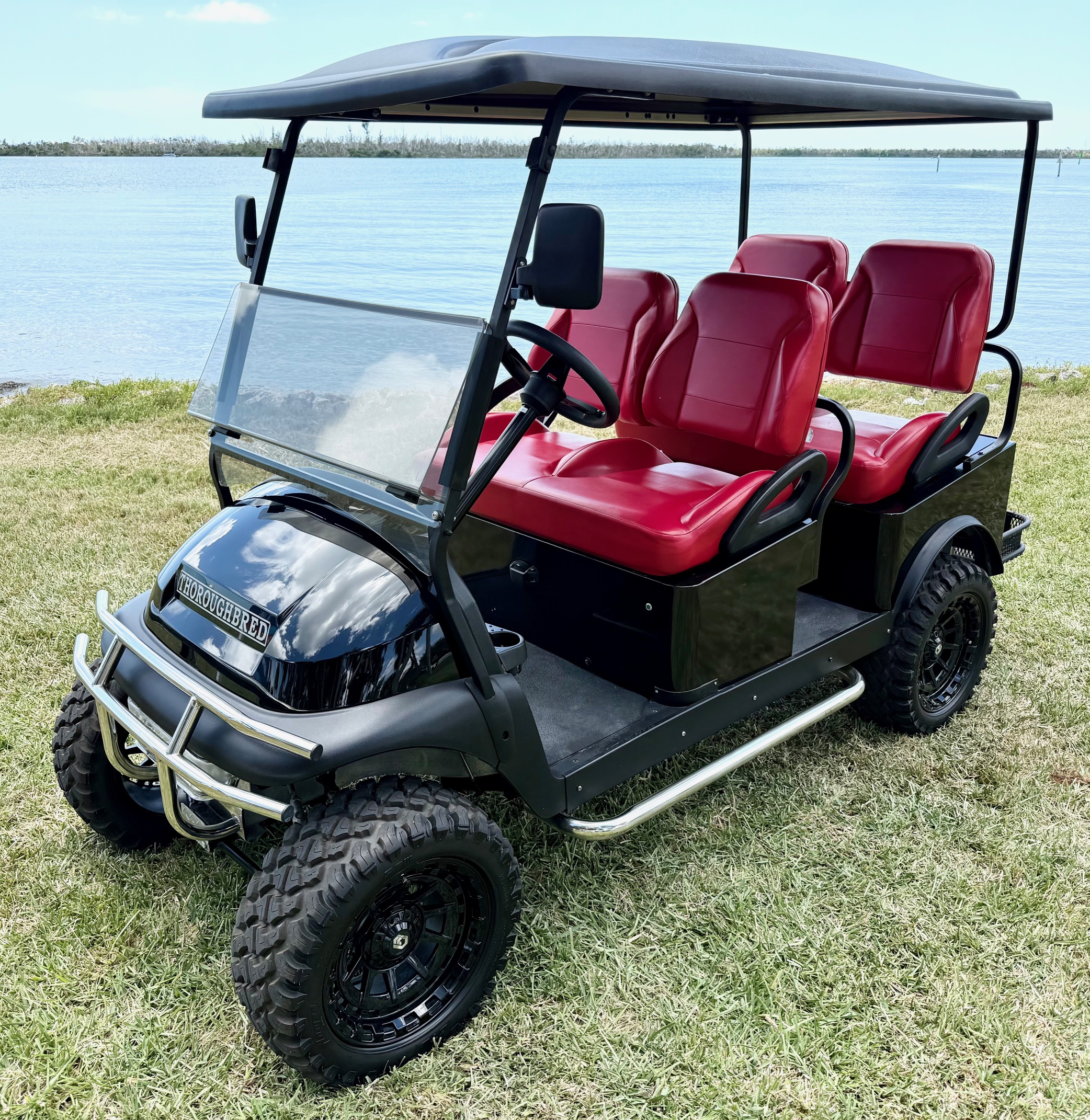 2025 Thoroughbred Custom Club Car Precedent 4 Forward Golf Cart
