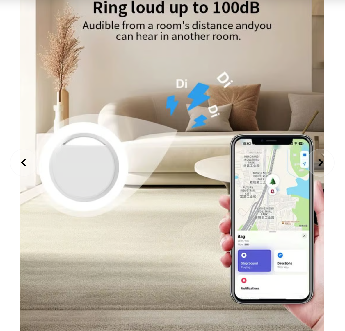 Tracker GPS Waterproof Anti-Perte Smart Tag