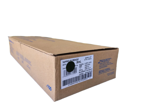 JERINGA  5 ML NEGRA C/100