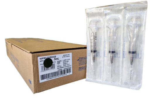 JERINGA 5 ML NEGRA C/100