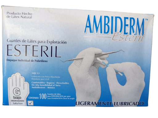 GUANTE LATEX ESTERIL