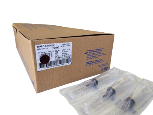 JERINGA 10 ML NEGRA  C/100