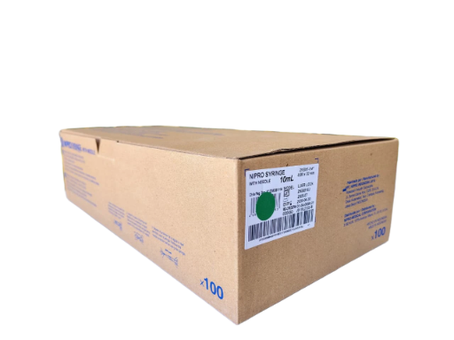 JERINGA 10 ML VERDE  C/100