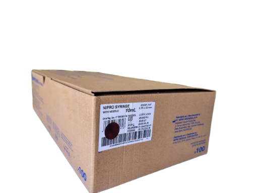 JERINGA 10 ML NEGRA  C/100