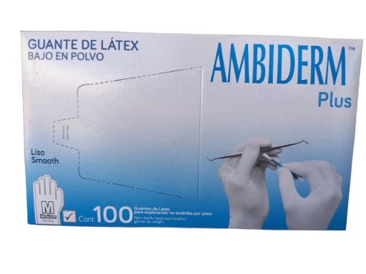 GUANTE LATEX NO ESTERIL C/100