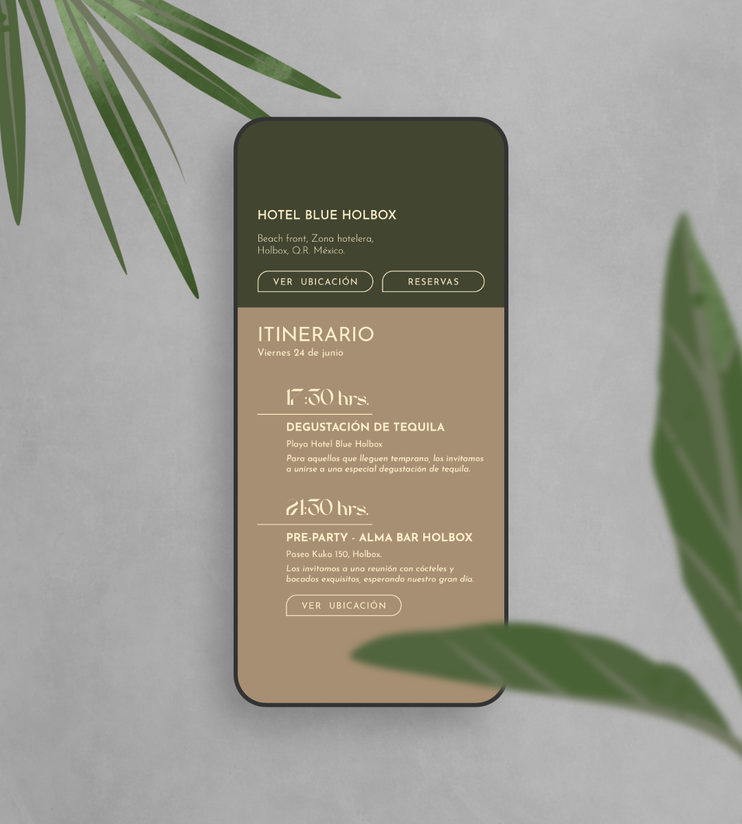 Invitación Digital | Tulum