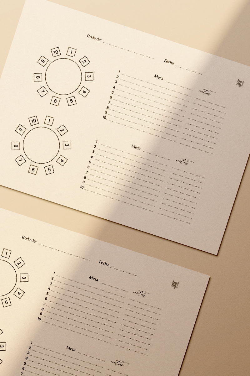 Organizador de Mesas