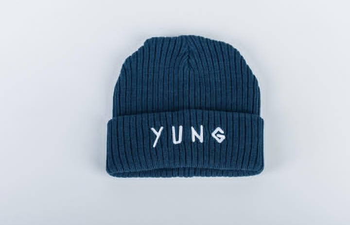 Y U N G Ribbed Knit Beanie
