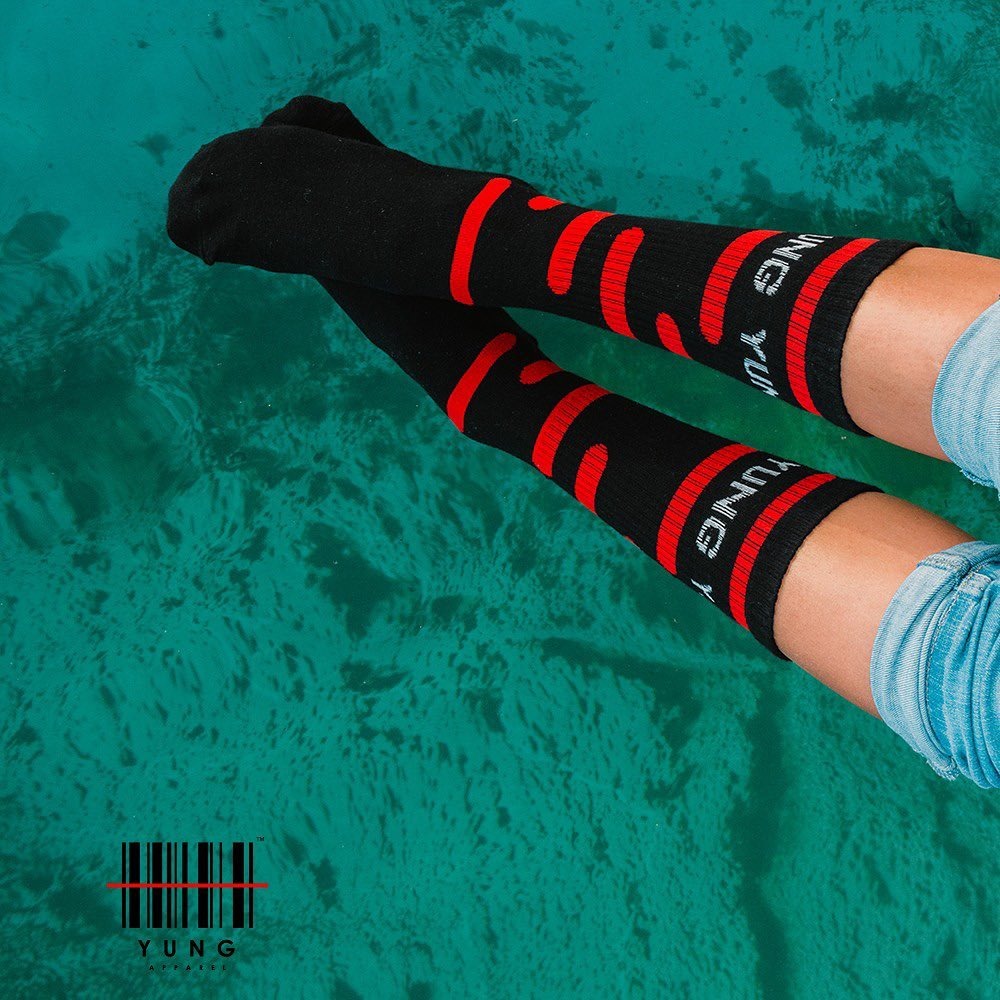 Y U N G Laser Run Socks