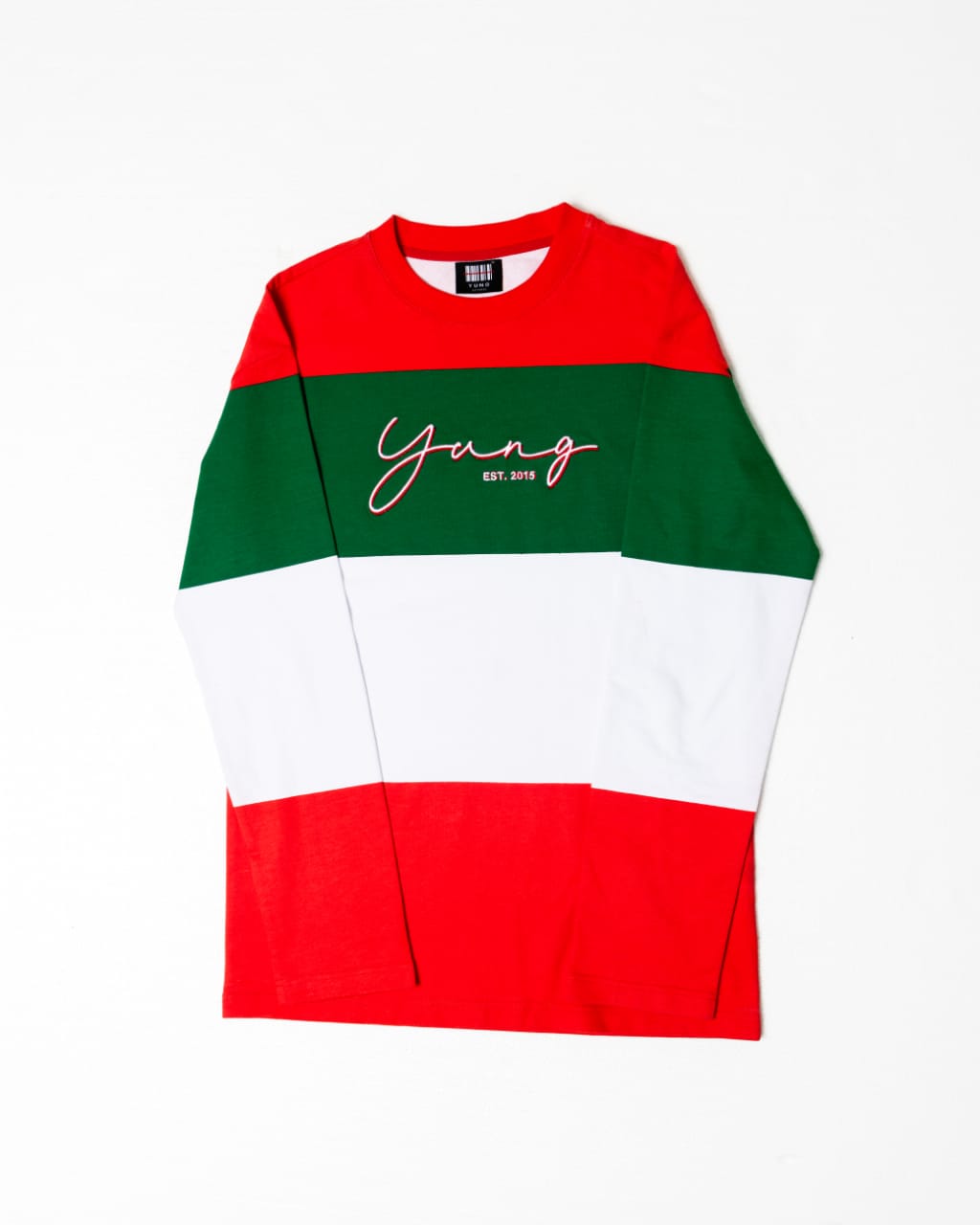 Y U N G Tripple thread long Sleeve T-shirt 
