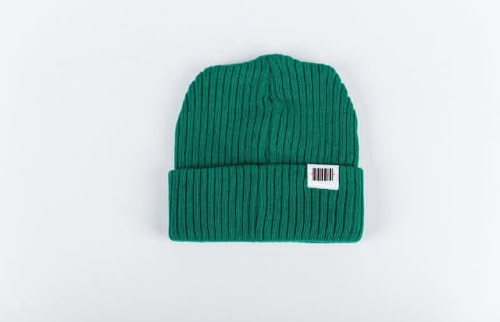 Y U N G Ribbed Knit Beanie