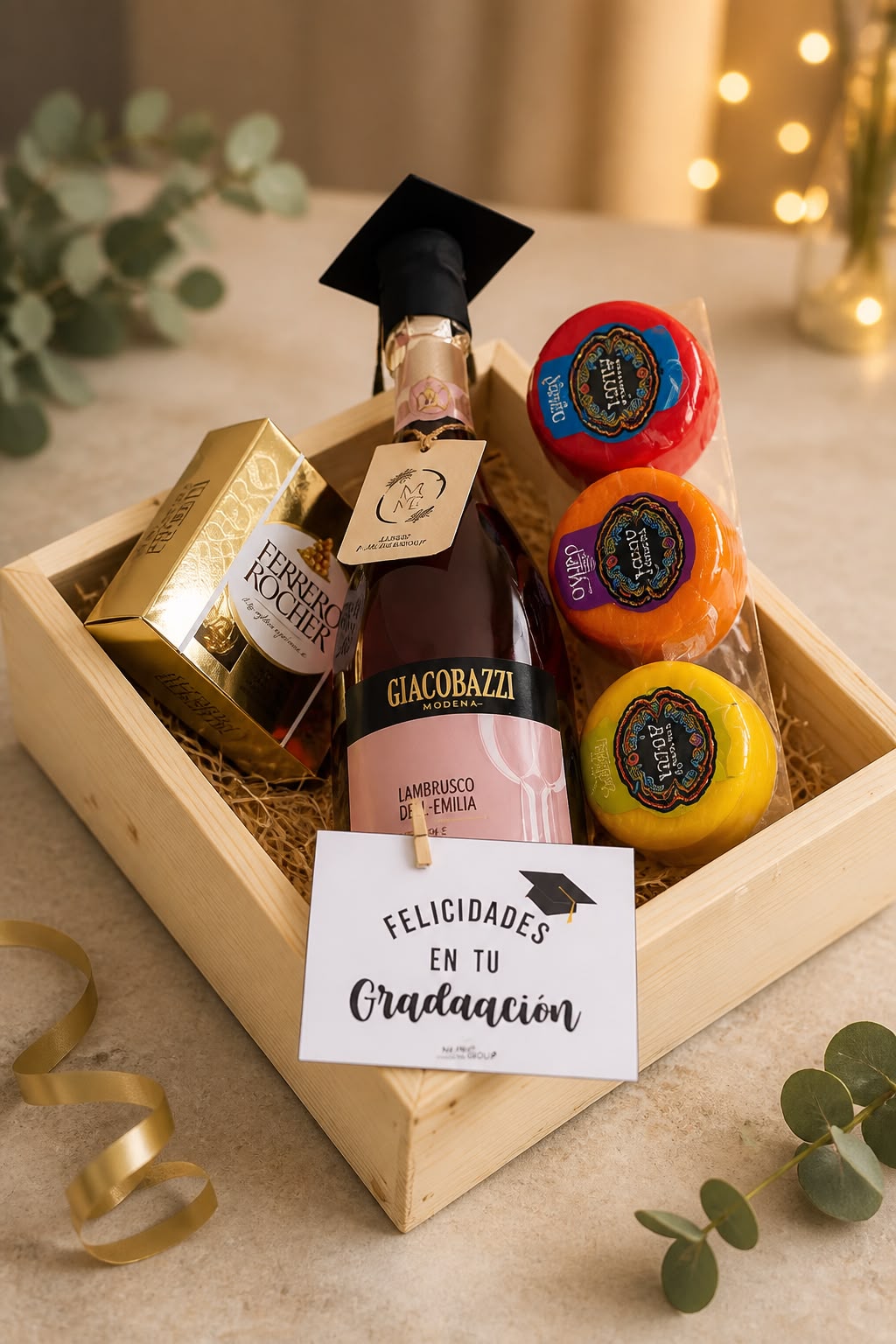 Caja de regalo de graduación