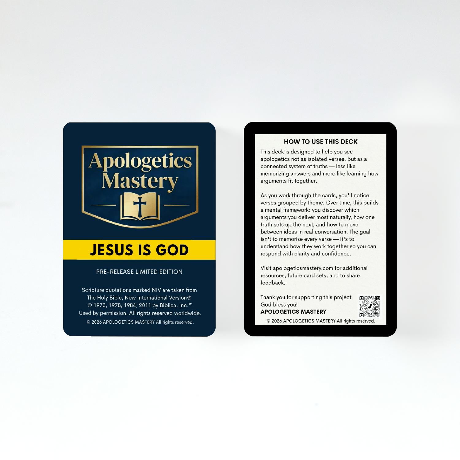 'Jesus is God' Mastery Deck