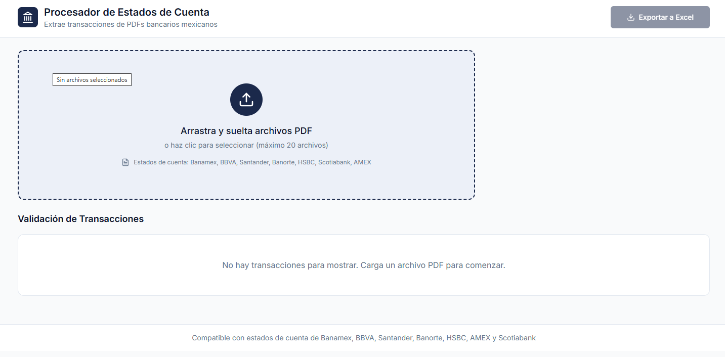 Procesador de Estados de Cuenta